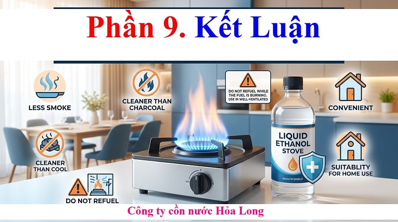 Cồn Nước Đốt Bếp Có An Toàn Cho Sức Khỏe Không?